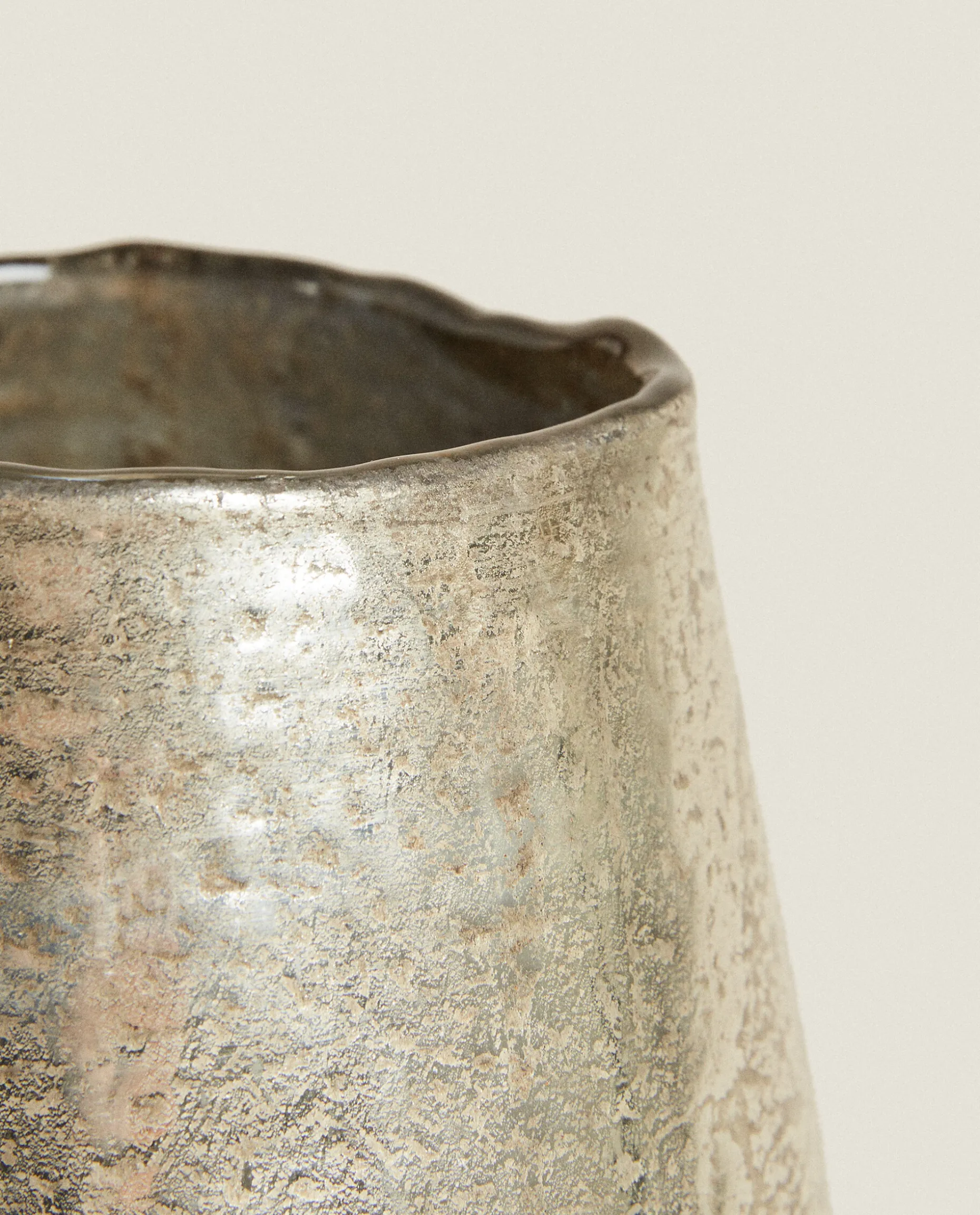 Gold Glass Vase