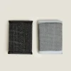 Grey And Black Scrubber (Set Of 2)