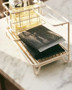 Grey And Black Scrubber (Set Of 2)