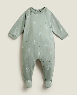 Halloween Baby Romper With Skeletons