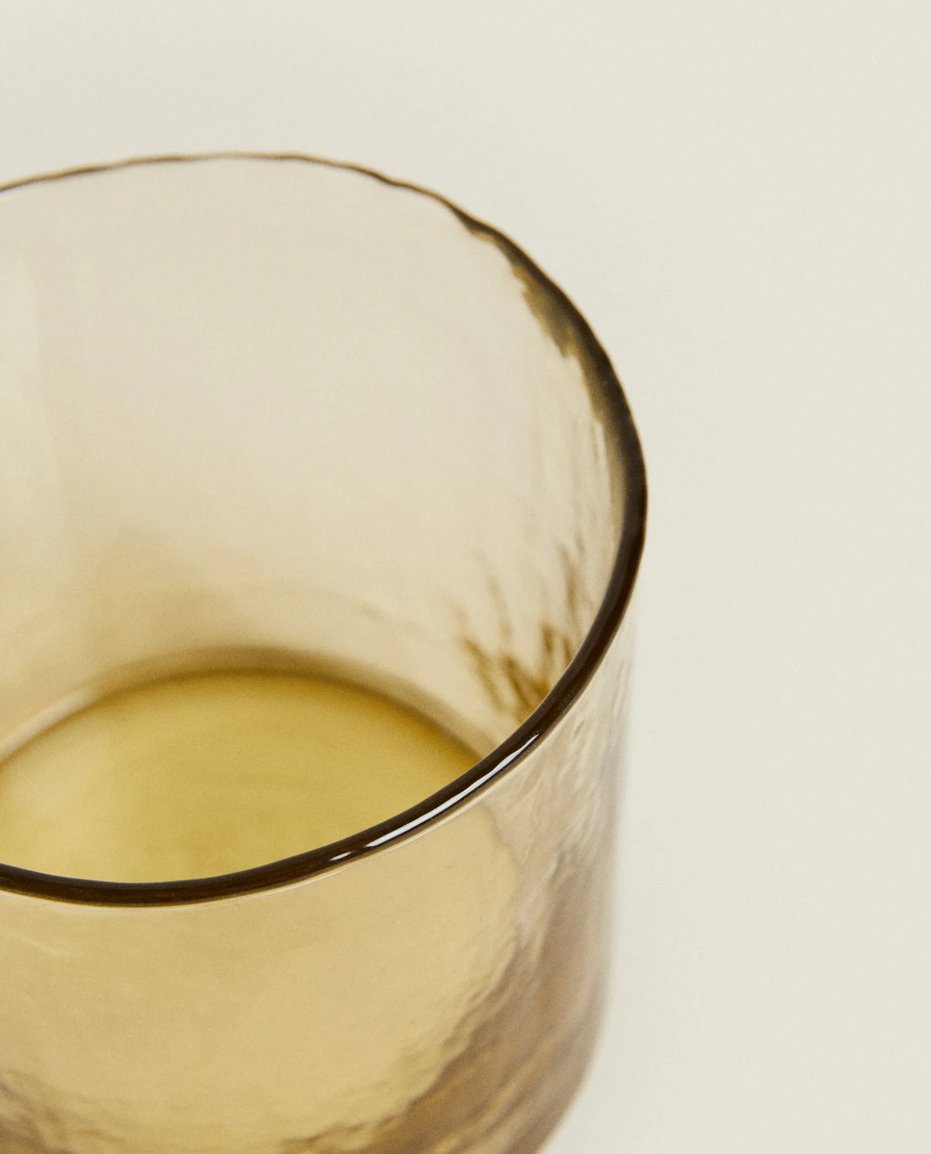 Hammered Glass Tumbler