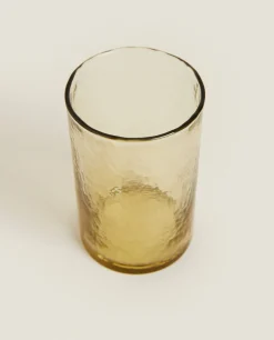 Hammered Glass Tumbler