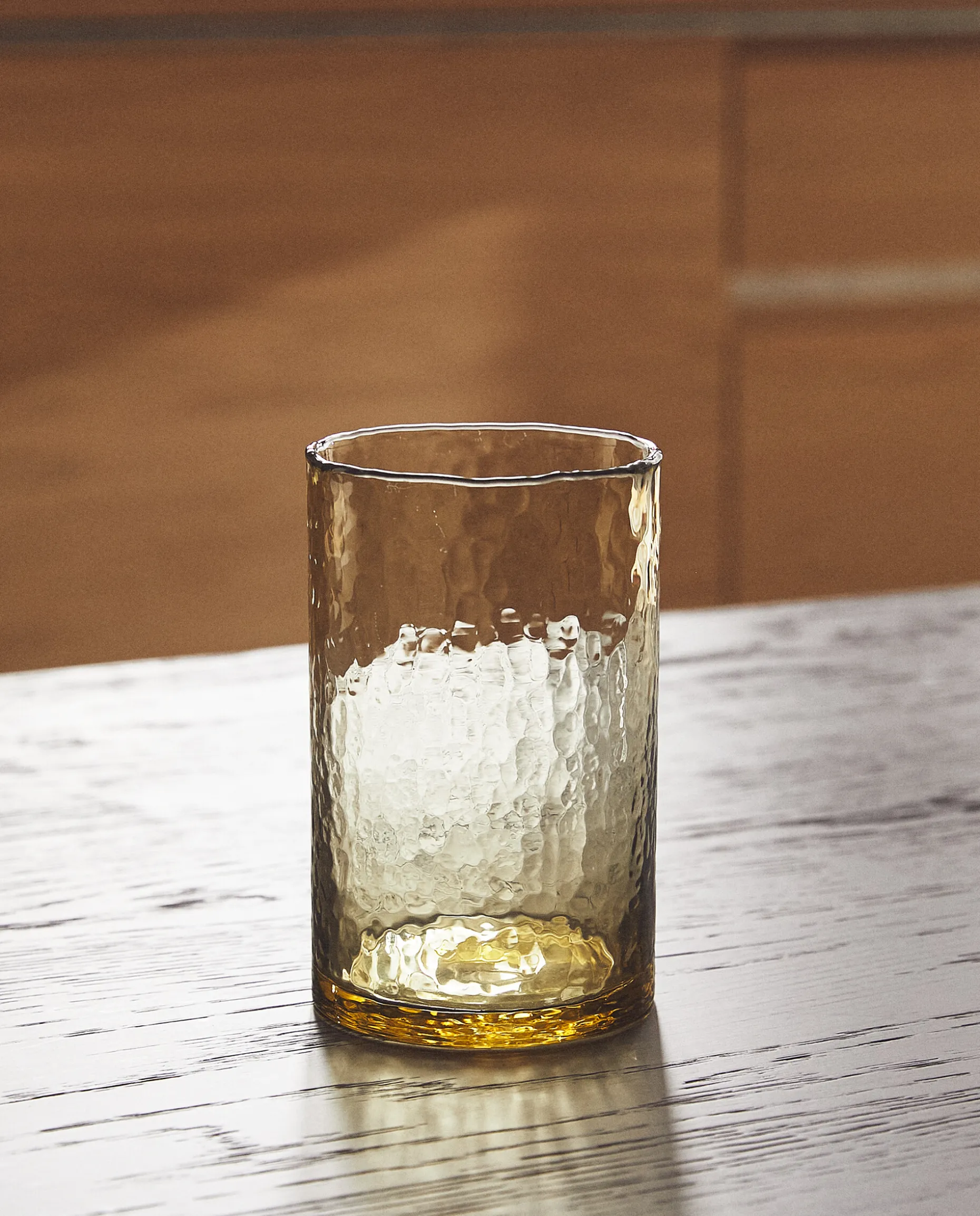 Hammered Glass Tumbler