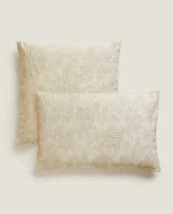 Jacquard Throw Pillow Cover