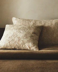 Jacquard Throw Pillow Cover