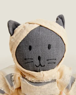 Kids' Halloween Mummy Cat Plush Toy