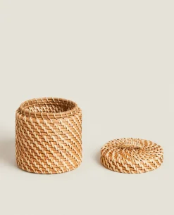 Kids' Rattan Hamper With Lid