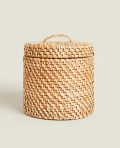 Kids' Rattan Hamper With Lid