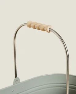 Lacquered Steel Bucket
