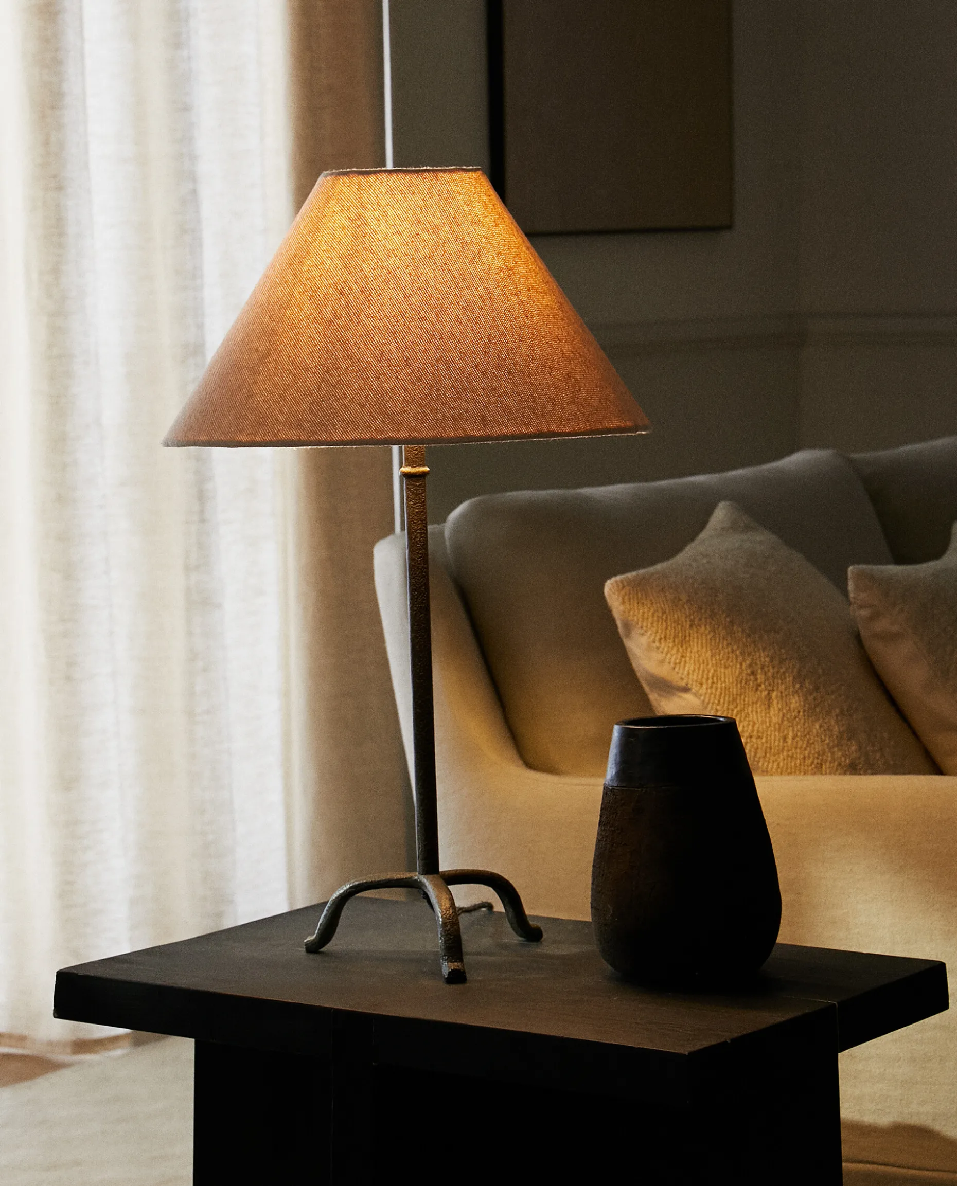 Lamp With Tripod Base