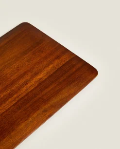 Large Flat Wood Tray