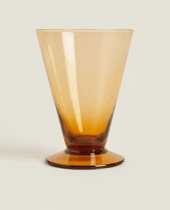 Large Glass With Bubbles