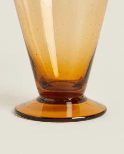 Large Glass With Bubbles