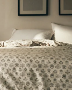 Leaf Print Duvet Cover
