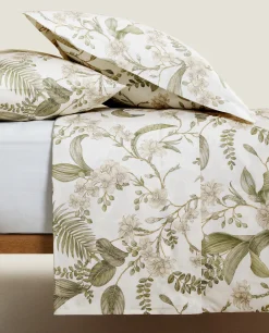 Leaf Print Duvet Cover