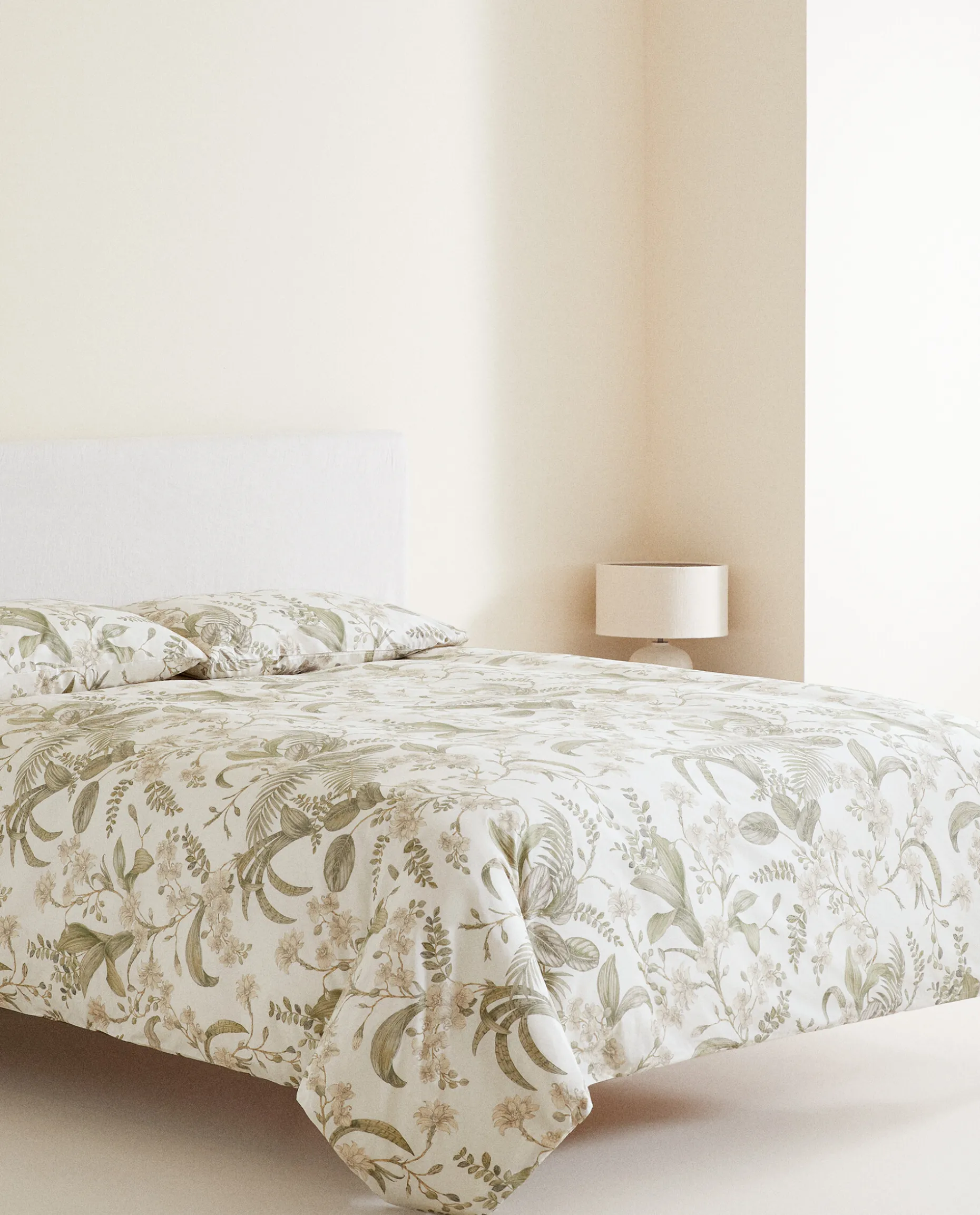 Leaf Print Flat Sheet