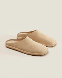 Leather Mule Slippers