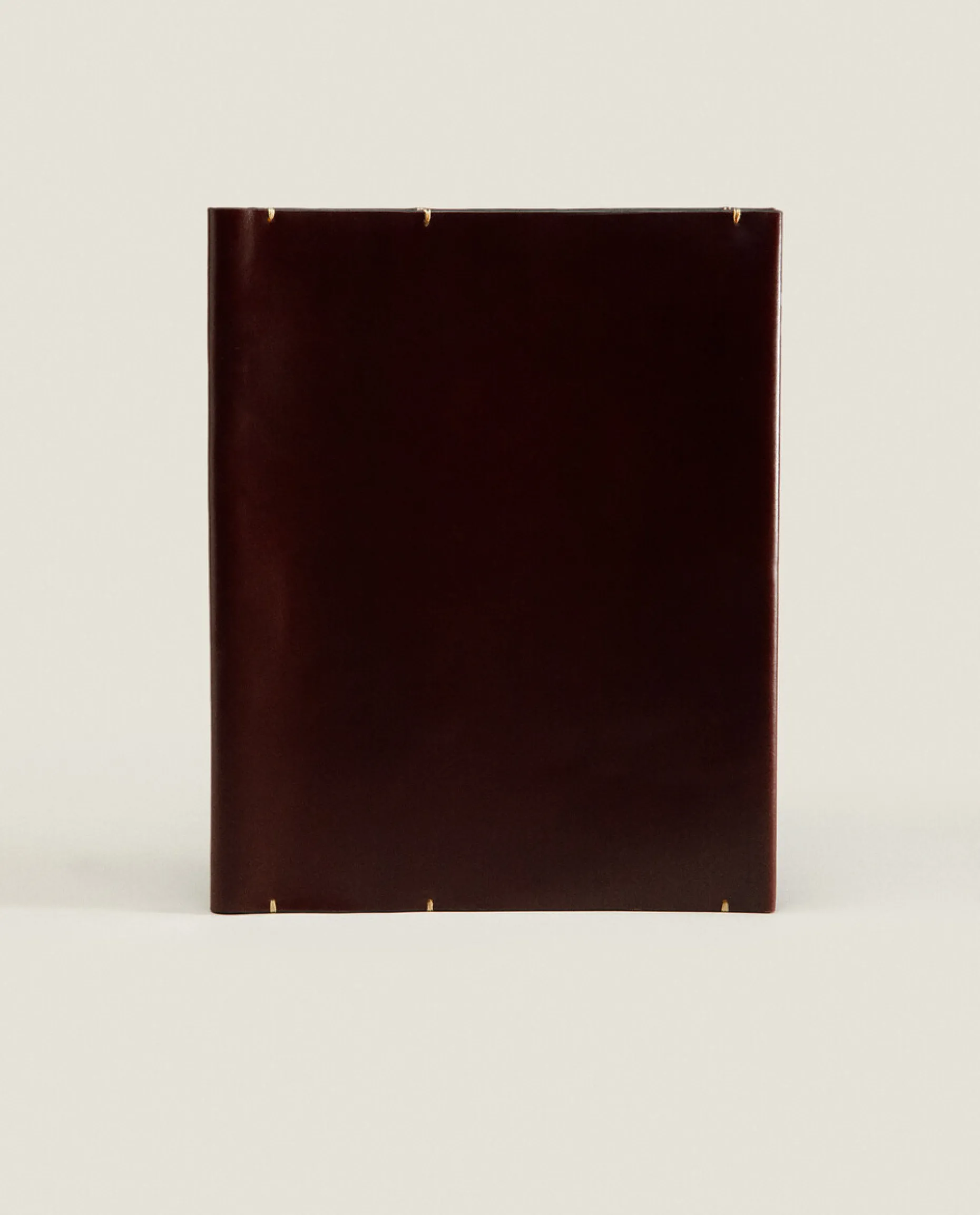 Leather Tablet Case With Topstitching Detail
