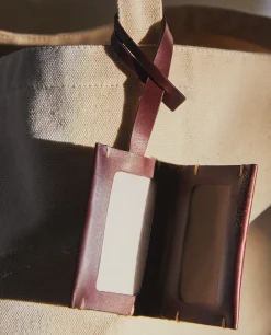 Leather Travel Label