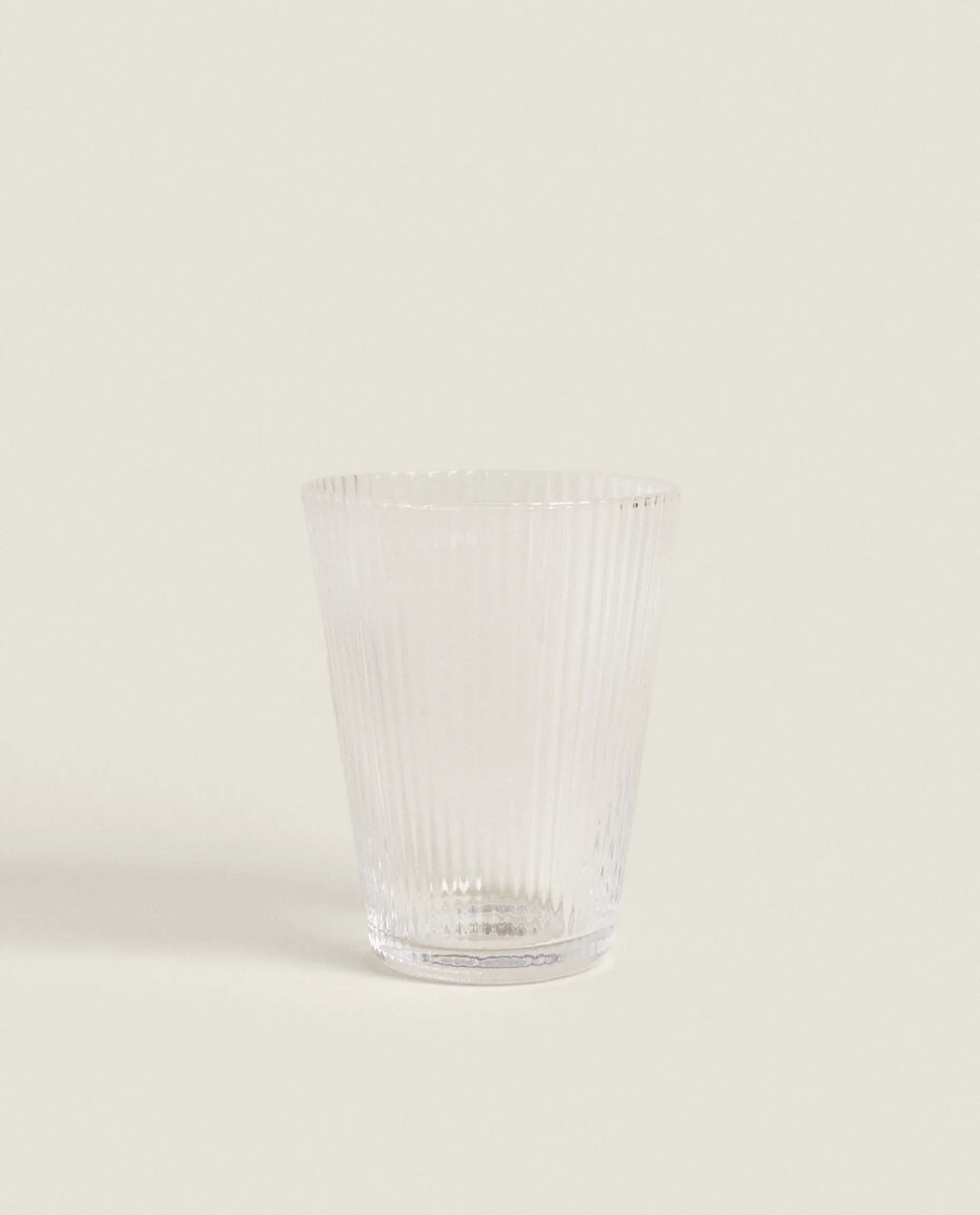 Lined Design Glass Tumbler