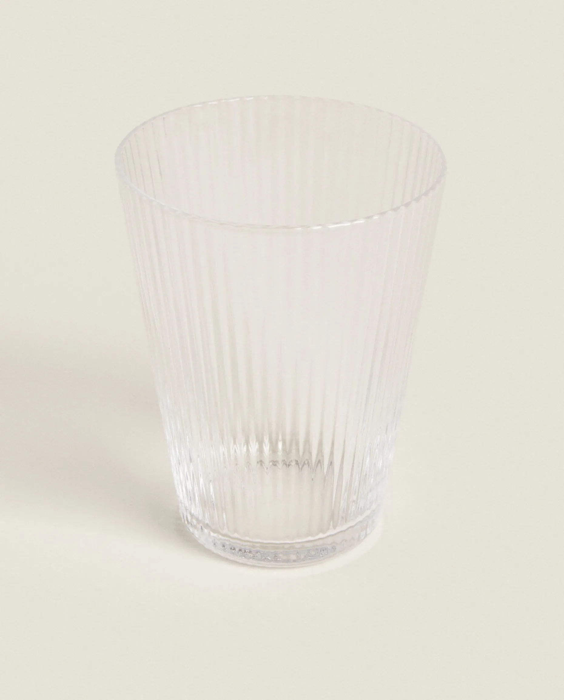 Lined Design Glass Tumbler