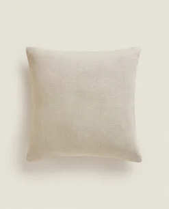Linen And Velvet Throw Pillow Cover