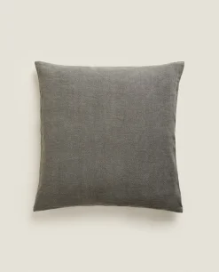 Linen Throw Pillow Cover