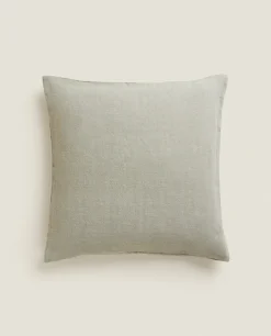 Linen Throw Pillow Cover
