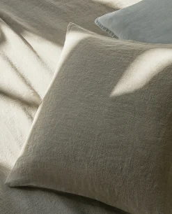 Linen Throw Pillow Cover