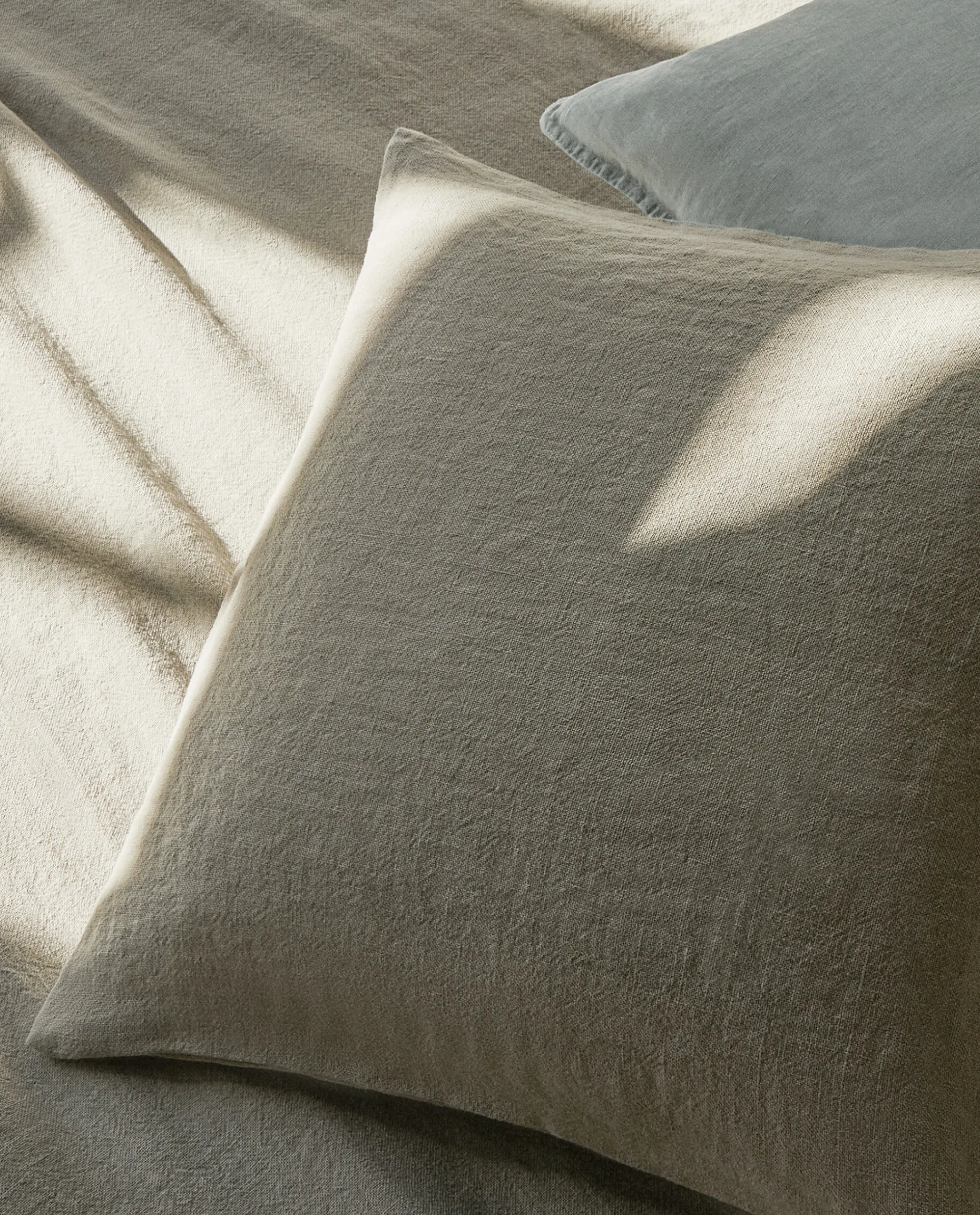 Linen Throw Pillow Cover