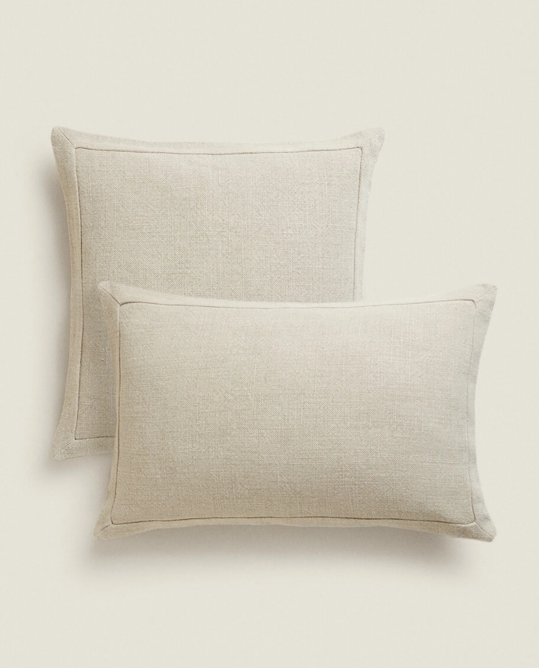 Linen Throw Pillow Cover