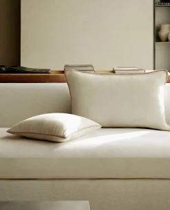 Linen Throw Pillow Cover
