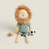 Lion Soccer Plush Toy