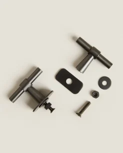 Long Metal Door Knob (Pack Of 2)