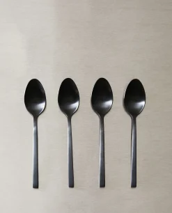 Matte Dessert Spoons (Pack Of 4)