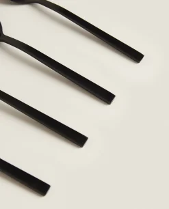 Matte Dessert Spoons (Pack Of 4)