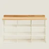 Metal And Wood Bench