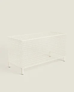 Metal Chest With Lid