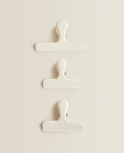 Metallic Clips (Set Of 3)