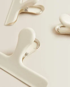 Metallic Clips (Set Of 3)