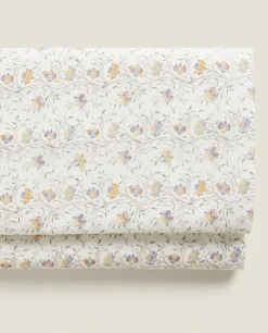 Mini Flower Print Flat Sheet