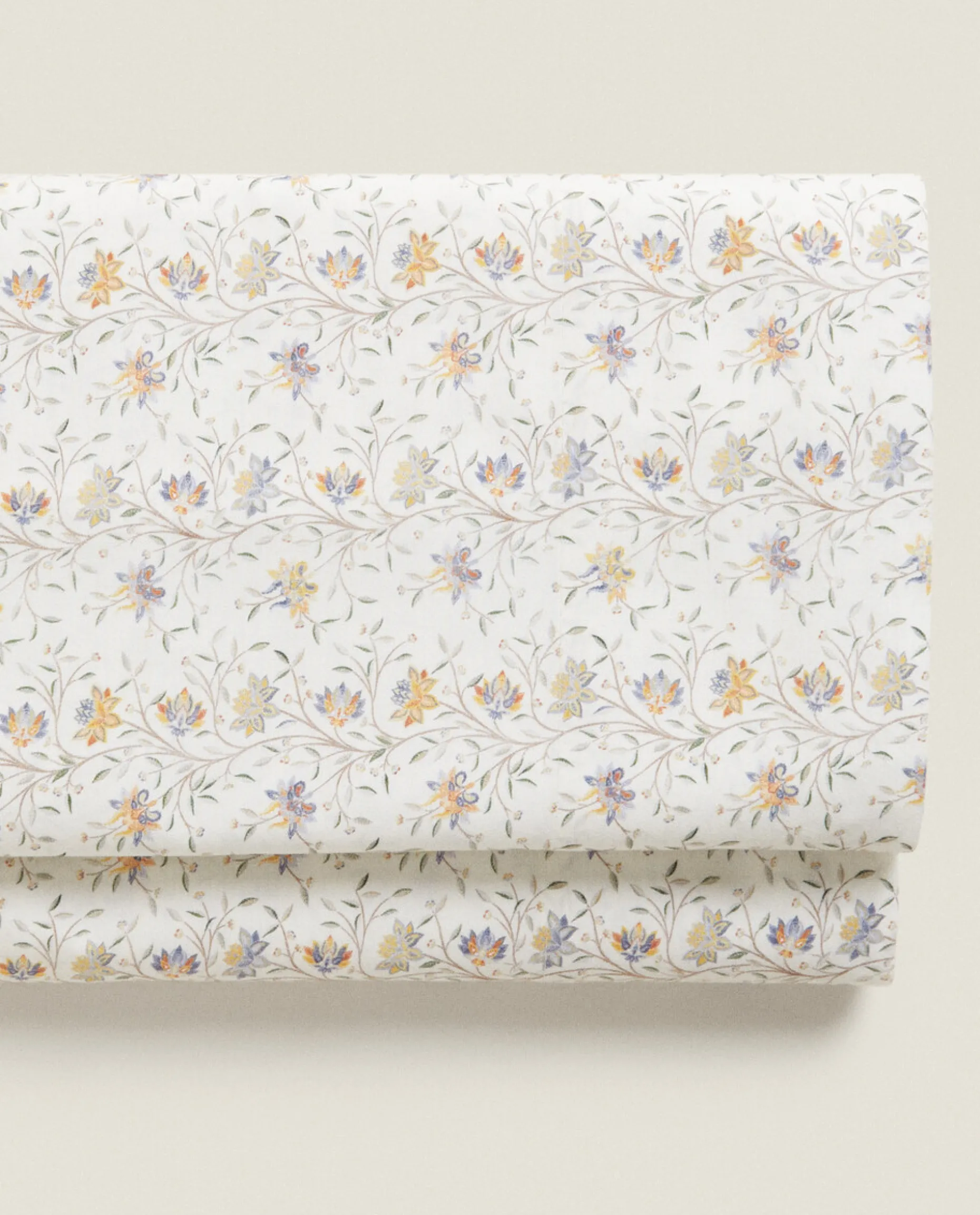 Mini Flower Print Flat Sheet