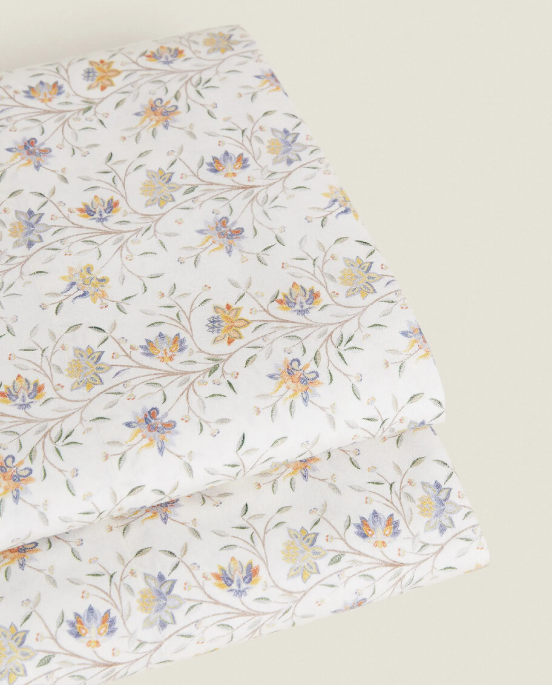 Mini Flower Print Flat Sheet