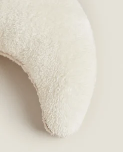 Moon-Shaped Throw Pillow