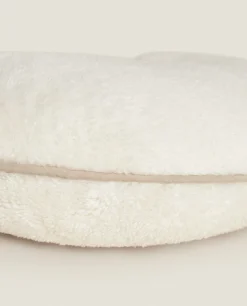 Moon-Shaped Throw Pillow