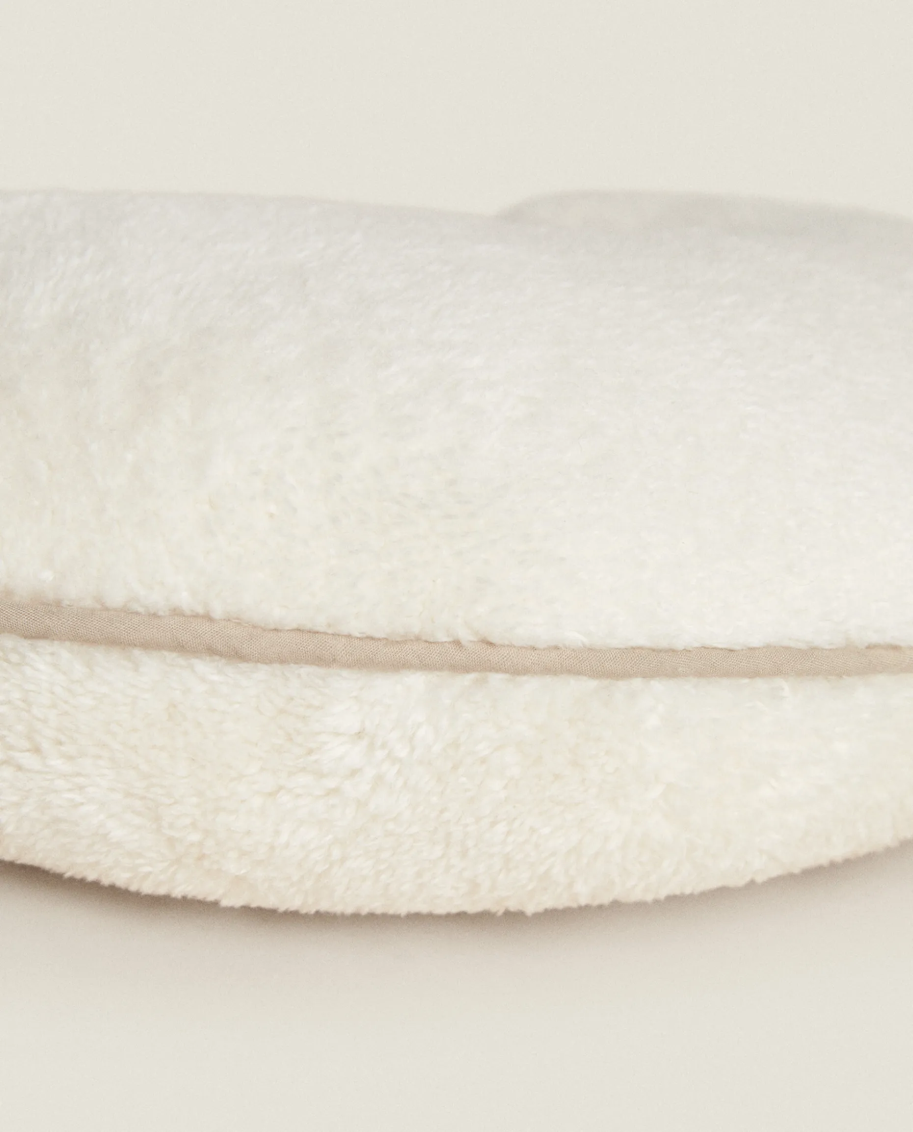 Moon-Shaped Throw Pillow