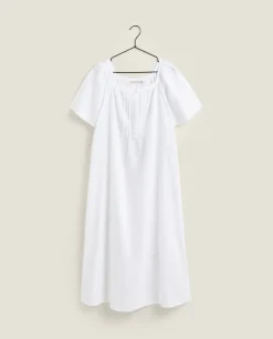 Nightgown With Embroidered Butterflies