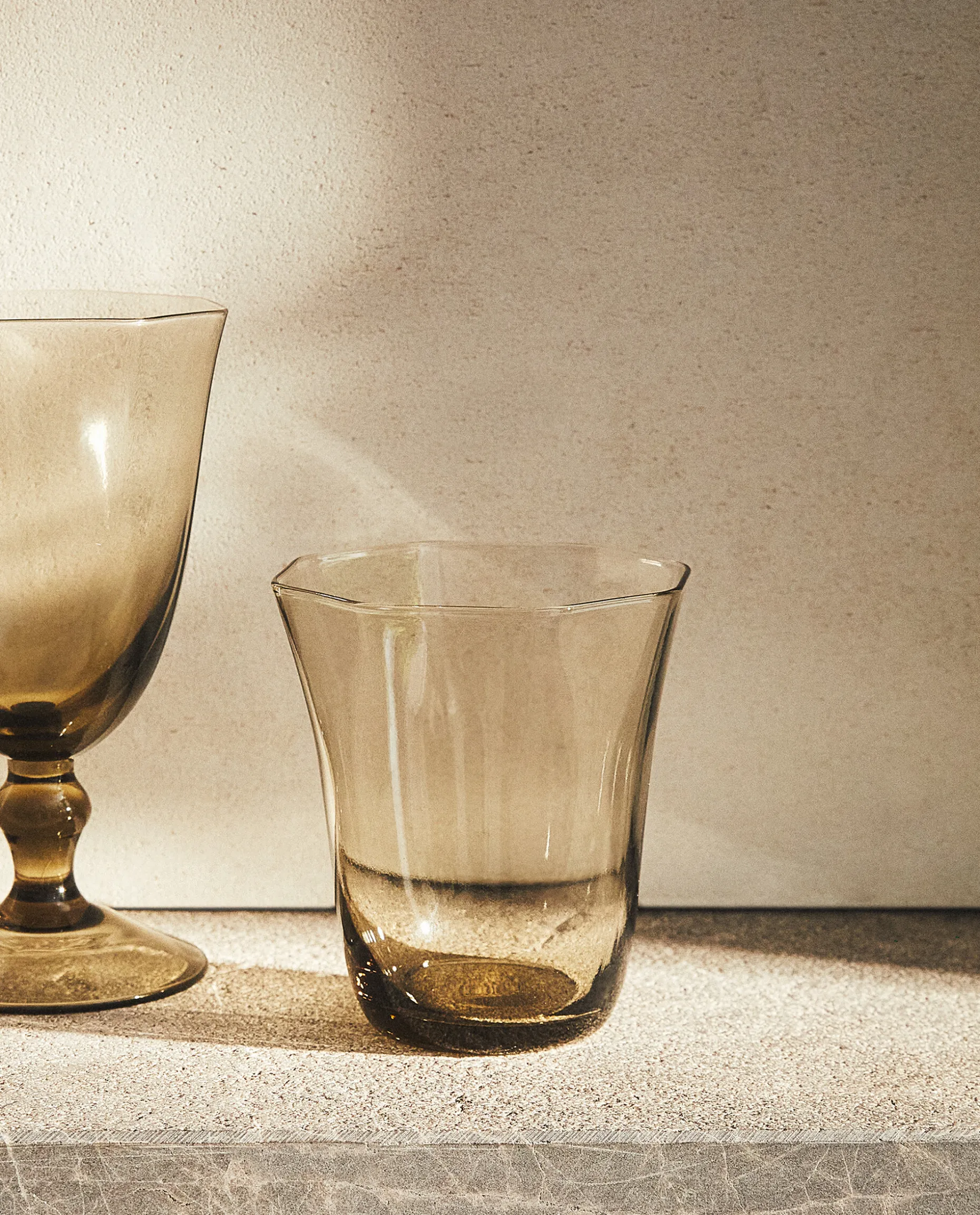 Octagonal Wine Glass