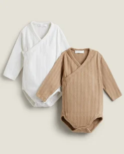 Openwork Bodysuits (Pack Of 2)