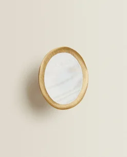 Oval Mother-Of-Pearl Door Knob (Pack Of 2)